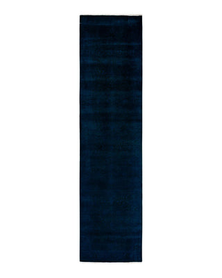 Fine Vibrance, One-of-a-Kind Hand-Knotted Runner Rug - Purple, 3' 1" x 12' 6" - Solo Rugs