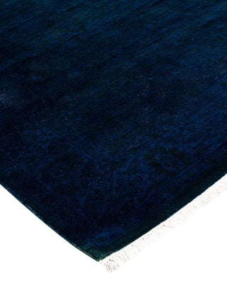 Fine Vibrance, One-of-a-Kind Hand-Knotted Runner Rug - Purple, 3' 1" x 12' 6" - Solo Rugs