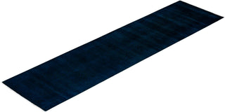 Fine Vibrance, One-of-a-Kind Hand-Knotted Runner Rug - Purple, 3' 1" x 12' 6" - Solo Rugs