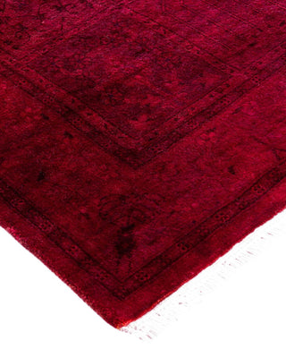 Fine Vibrance, One-of-a-Kind Hand-Knotted Runner Rug - Red, 2' 6" x 10' 1" - Solo Rugs
