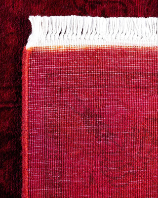 Fine Vibrance, One-of-a-Kind Hand-Knotted Runner Rug - Red, 2' 6" x 10' 1" - Solo Rugs