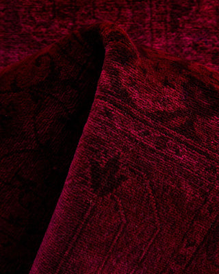 Fine Vibrance, One-of-a-Kind Hand-Knotted Runner Rug - Red, 2' 6" x 10' 1" - Solo Rugs