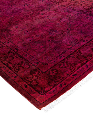 Fine Vibrance, One-of-a-Kind Hand-Knotted Runner Rug - Red, 2' 6" x 10' 10" - Solo Rugs