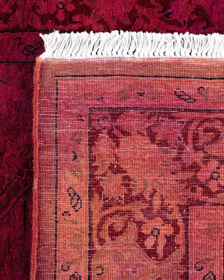 Fine Vibrance, One-of-a-Kind Hand-Knotted Runner Rug - Red, 2' 6" x 10' 10" - Solo Rugs