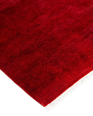 Fine Vibrance, One-of-a-Kind Hand-Knotted Runner Rug - Red, 3' 0" x 13' 4" - Solo Rugs