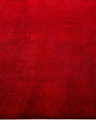 Fine Vibrance, One-of-a-Kind Hand-Knotted Runner Rug - Red, 3' 0" x 13' 4" - Solo Rugs