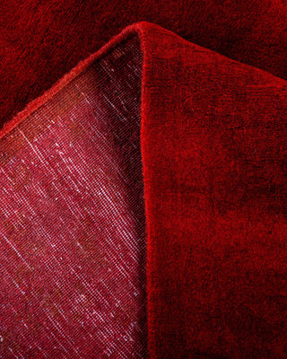 Fine Vibrance, One-of-a-Kind Hand-Knotted Runner Rug - Red, 3' 0" x 13' 4" - Solo Rugs