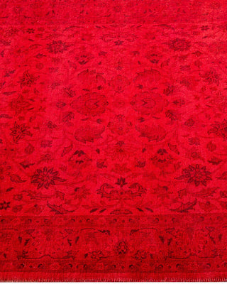 Fine Vibrance, One-of-a-Kind Hand-Knotted Runner Rug - Red, 3' 1" x 5' 2" - Solo Rugs