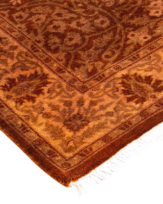 Fine Vibrance, One-of-a-Kind Hand-Knotted Runner Rug - Rust, 2' 8" x 4' 3" - Solo Rugs