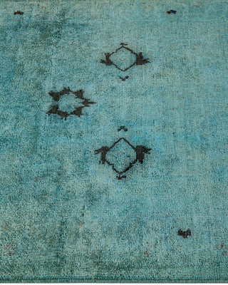 Fine Vibrance, One-of-a-Kind Handmade Area Rug - Blue, 2' 7" x 20' 4" - Solo Rugs