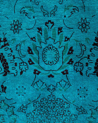 Fine Vibrance, One-of-a-Kind Handmade Area Rug - Blue, 4' 1" x 6' 2" - Solo Rugs