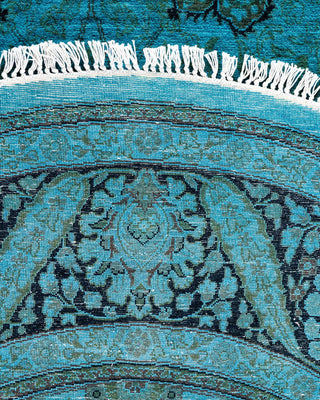 Fine Vibrance, One-of-a-Kind Handmade Area Rug - Blue, 6' 0" x 9' 0" - Solo Rugs