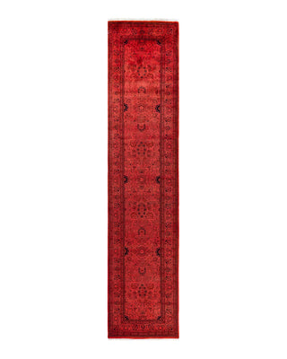 Fine Vibrance, One-of-a-Kind Handmade Runner Rug - Pink, 2' 6" x 11' 6" - Solo Rugs