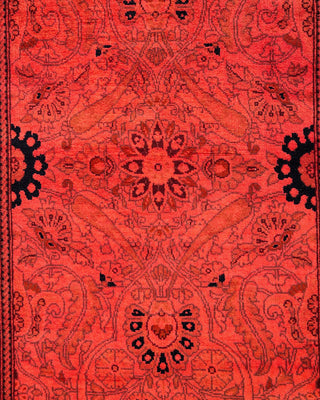 Fine Vibrance, One-of-a-Kind Handmade Runner Rug - Pink, 2' 6" x 11' 6" - Solo Rugs