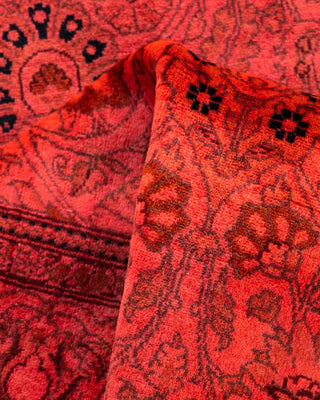 Fine Vibrance, One-of-a-Kind Handmade Runner Rug - Pink, 2' 6" x 11' 6" - Solo Rugs