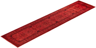 Fine Vibrance, One-of-a-Kind Handmade Runner Rug - Pink, 2' 6" x 11' 6" - Solo Rugs
