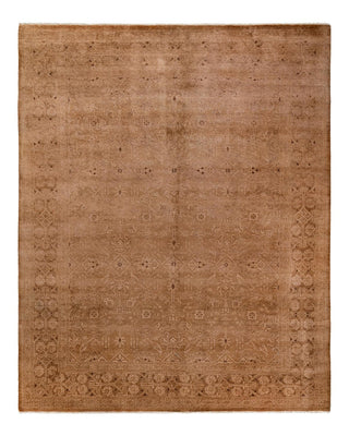 Vibrance, One-of-a-Kind Hand-Knotted Area Rug - Beige, 8' 1" x 10' 0" - Solo Rugs