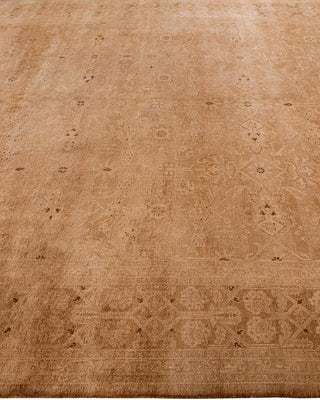 Vibrance, One-of-a-Kind Hand-Knotted Area Rug - Beige, 8' 1" x 10' 0" - Solo Rugs