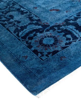 Vibrance, One-of-a-Kind Hand-Knotted Area Rug - Blue, 10' 2" x 13' 10" - Solo Rugs