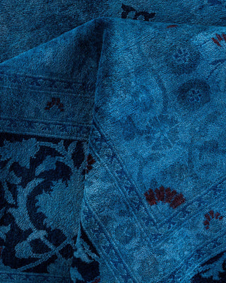 Vibrance, One-of-a-Kind Hand-Knotted Area Rug - Blue, 10' 2" x 13' 10" - Solo Rugs