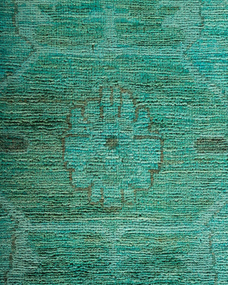 Vibrance, One-of-a-Kind Hand-Knotted Area Rug - Blue, 12' 1" x 14' 9" - Solo Rugs