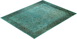 Vibrance, One-of-a-Kind Hand-Knotted Area Rug - Blue, 12' 1" x 14' 9" - Solo Rugs