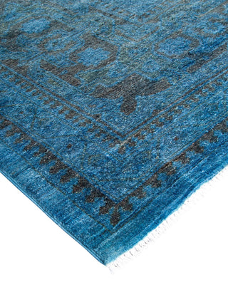 Vibrance, One-of-a-Kind Hand-Knotted Area Rug - Blue, 12' 2" x 17' 8" - Solo Rugs