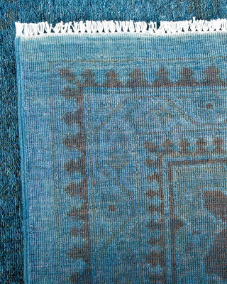 Vibrance, One-of-a-Kind Hand-Knotted Area Rug - Blue, 12' 2" x 17' 8" - Solo Rugs