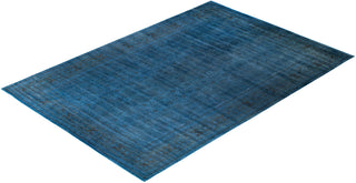 Vibrance, One-of-a-Kind Hand-Knotted Area Rug - Blue, 12' 2" x 17' 8" - Solo Rugs