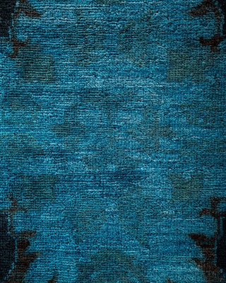 Vibrance, One-of-a-Kind Hand-Knotted Area Rug - Blue, 12' 4" x 15' 4" - Solo Rugs