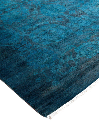 Vibrance, One-of-a-Kind Hand-Knotted Area Rug - Blue, 4' 0" x 6' 4" - Solo Rugs