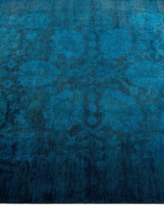 Vibrance, One-of-a-Kind Hand-Knotted Area Rug - Blue, 4' 0" x 6' 4" - Solo Rugs
