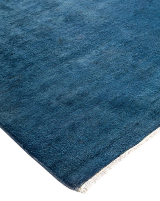 Vibrance, One-of-a-Kind Hand-Knotted Area Rug - Blue, 4' 2" x 5' 10" - Solo Rugs