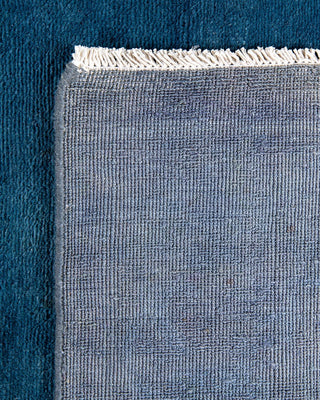 Vibrance, One-of-a-Kind Hand-Knotted Area Rug - Blue, 4' 2" x 5' 10" - Solo Rugs