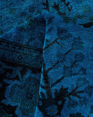 Vibrance, One-of-a-Kind Hand-Knotted Area Rug - Blue, 6' 0" x 8' 9" - Solo Rugs