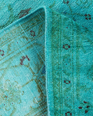 Vibrance, One-of-a-Kind Hand-Knotted Area Rug - Blue, 6' 1" x 8' 9" - Solo Rugs