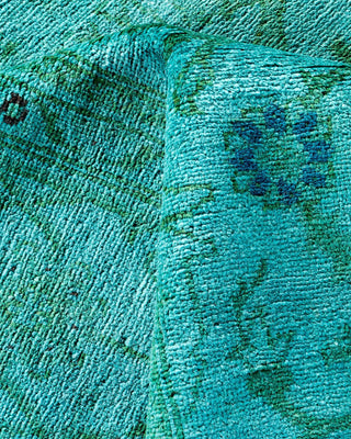 Vibrance, One-of-a-Kind Hand-Knotted Area Rug - Blue, 6' 1" x 8' 9" - Solo Rugs