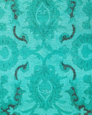 Vibrance, One-of-a-Kind Hand-Knotted Area Rug - Blue, 6' 1" x 9' 2" - Solo Rugs