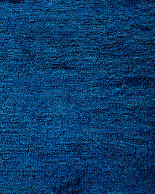 Vibrance, One-of-a-Kind Hand-Knotted Area Rug - Blue, 6' 1" x 9' 6" - Solo Rugs