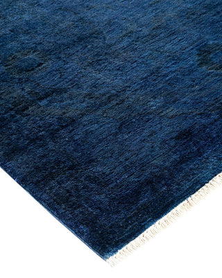 Vibrance, One-of-a-Kind Hand-Knotted Area Rug - Blue, 7' 10" x 10' 1" - Solo Rugs