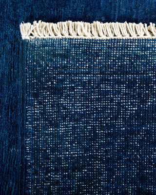 Vibrance, One-of-a-Kind Hand-Knotted Area Rug - Blue, 7' 10" x 10' 1" - Solo Rugs