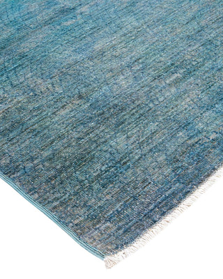 Vibrance, One-of-a-Kind Hand-Knotted Area Rug - Blue, 8' 0" x 10' 3" - Solo Rugs