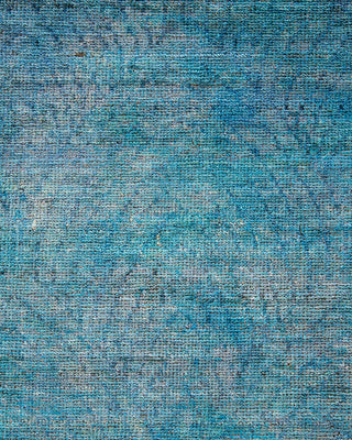 Vibrance, One-of-a-Kind Hand-Knotted Area Rug - Blue, 8' 0" x 10' 3" - Solo Rugs