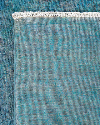 Vibrance, One-of-a-Kind Hand-Knotted Area Rug - Blue, 8' 0" x 10' 3" - Solo Rugs