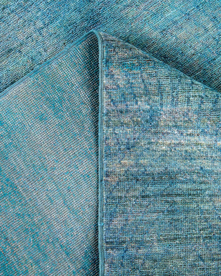 Vibrance, One-of-a-Kind Hand-Knotted Area Rug - Blue, 8' 0" x 10' 3" - Solo Rugs
