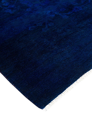 Vibrance, One-of-a-Kind Hand-Knotted Area Rug - Blue, 8' 0" x 10' 4" - Solo Rugs