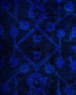 Vibrance, One-of-a-Kind Hand-Knotted Area Rug - Blue, 8' 0" x 10' 4" - Solo Rugs