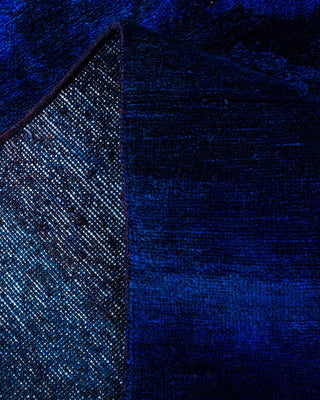 Vibrance, One-of-a-Kind Hand-Knotted Area Rug - Blue, 8' 0" x 10' 4" - Solo Rugs