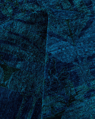 Vibrance, One-of-a-Kind Hand-Knotted Area Rug - Blue, 8' 0" x 12' 4" - Solo Rugs