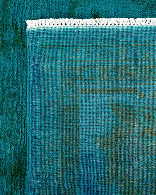 Vibrance, One-of-a-Kind Hand-Knotted Area Rug - Blue, 8' 1" x 10' 3" - Solo Rugs